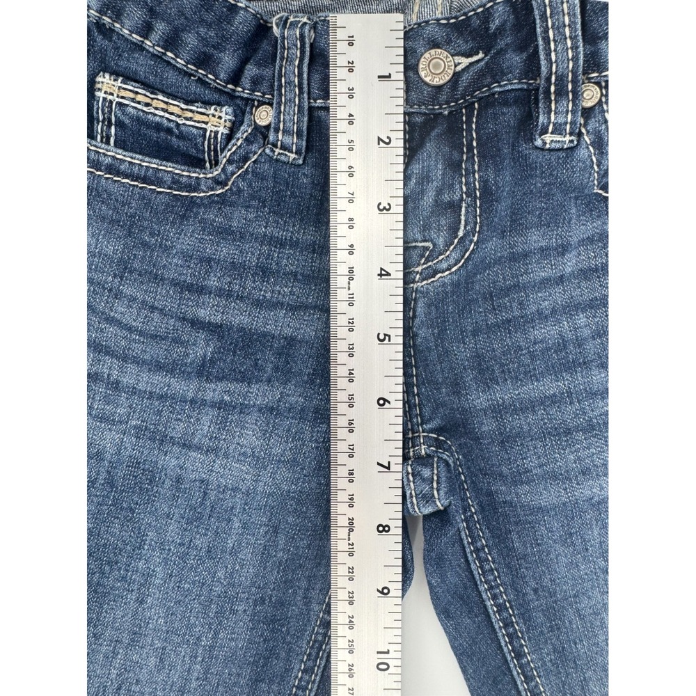 Rock and Roll Denim Girls Bootcut Jeans Dark Wash Adjustable Waist Size 10 - Picture 5 of 13